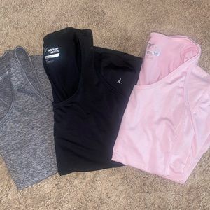 Bundle of workout tops and tanks from old navy